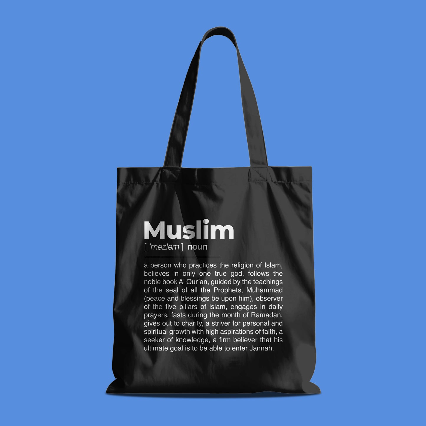 Muslim Definition Tote Bag